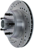 StopTech 68-73 Ford Mustang Select Sport Slotted & Drilled Front Right Rotor