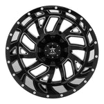 RBP 65R Glock 22x14 5x127/139.7 BP / 4.5 BS -76mm Offset 78mm CB Gloss Black Machined Grooves Wheel