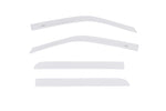 AVS 15-18 Ford F-150 Supercrew Low Profile Color Match Ventvisors 4pc - Oxford White