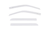 AVS 15-18 Ford F-150 Supercrew Low Profile Color Match Ventvisors 4pc - Oxford White