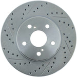 StopTech Select Sport Select Sport 06-15 Lexus IS250 Sport Slotted & Drilled Front Right Rotor