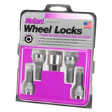 McGard Wheel Lock Bolt Set - 4pk. (Cone Seat) M12X1.5 / 21mm Hex / 18.2mm Shank Length - Chrome