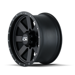 ION Type 134 17x8.5 / 6x139.7 BP / -6mm Offset / 106mm Hub Matte Black/Black Beadlock Wheel