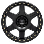 RBP 50R Cobra 20x9.0 5x114.3 BP / 5 BS 0mm Offset 78mm CB (Hub Centric) Black w/Black Ring Wheel