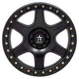 RBP 50R Cobra 20x9.0 5x114.3 BP / 5 BS 0mm Offset 78mm CB (Hub Centric) Black w/Black Ring Wheel