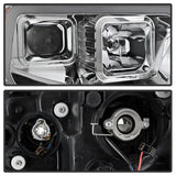 xTune 14-17? Toyota Tundra DRL LED Light Bar Projector Headlights - Chrome (PRO-JH-TTU14-LB-C)