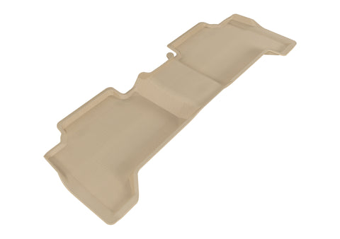 3D MAXpider 2005-2015 Toyota Tacoma Double Cab Kagu 2nd Row Floormats - Tan
