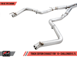 AWE Tuning 15+ Dodge Challenger 5.7 Touring Edition Exhaust - Resonated - Stock Tips
