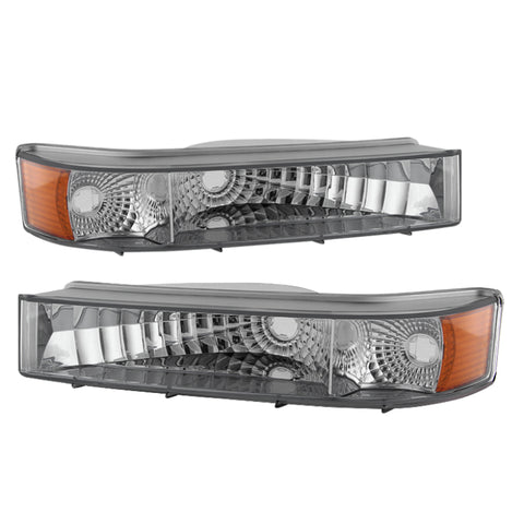 Xtune Ford Bronco/F150 92-96 Amber Bumper Lights Clear CBL-JH-FB92-AM-E