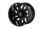 RBP 65R Glock 20x12 6x135 BP / 4.75 BS -44mm Offset 87mm CB (Hub Centric) Gloss Black Wheel