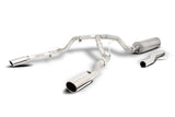 Gibson 21-22 Chevy Tahoe High Country 6.2L 4WD 2.5in Cat-Back Dual Split T409 SS Exhaust - Polished