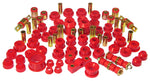 Prothane 92-95 Honda Civic Total Kit - Red