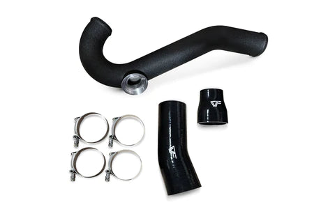 CVF Hot-side Aluminum Intercooler Pipe with HKS Flange (2015-2022 Ford Mustang EcoBoost)
