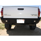 DV8 Offroad 05-15 Toyota Tacoma Rear Bumper - Black Powdercoat