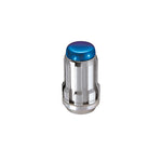 McGard SplineDrive Lug Nut (Cone Seat) 1/2-20 / 1.60in. Length (4-Pack) - Blue Cap (Req. Tool)