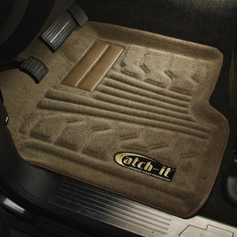 Lund 07-17 Jeep Wrangler Catch-It Carpet Front Floor Liner - Tan (2 Pc.)