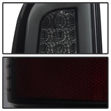 Spyder 08-16 Ford Super Duty F-250 V3 Light Bar LED Tail Lights - Blk Smoke ALT-YD-FS07V3-LBLED-BSM