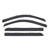 AVS 11-18 Jeep Grand Cherokee Ventvisor In-Channel Front & Rear Window Deflectors 4pc - Smoke