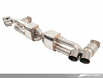 AWE Tuning Porsche 991.1 Turbo Performance Exhaust and High-Flow Cats - For OE Tips