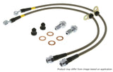 StopTech 05-08 Mustang V6 w/ABS / Mustang GT V8 / 07-09 GT500 Stainless Steel Front Brake Lines