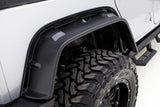 Lund 07-17 Jeep Wrangler FX-Flat Smooth Elite Series Fender Flares w/Black Bolts - Black (4 Pc.)