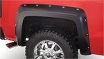 Bushwacker 03-06 Chevy Avalanche 1500 Pocket Style Flares 4pc w/out Body Hardware - Black