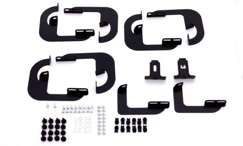 Lund 15-17 Chevy Silverado 2500 Crew Cab (Diesel) Tube Step Running Board Mounting Brackets - Black