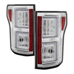 Spyder 18-19 Ford F-150 (w/Blind Spot Sensor) LED Tail Lights - Chrome (ALT-YD-FF15018-LED-C)