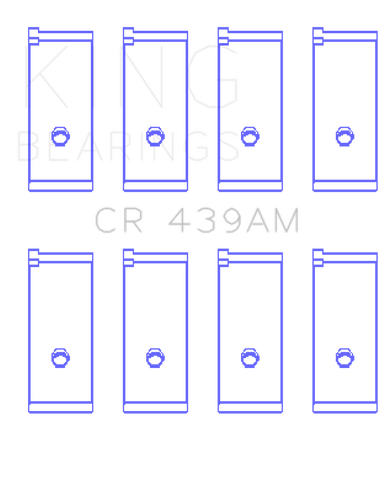 King Honda A18A1/A20A1/B20A3/BS1/ES/ET1-2 Connecting Rod Bearing Set