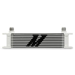 Mishimoto Universal 10 Row Oil Cooler - White