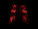 ANZO 2007-2014 Chevrolet Suburban LED Taillights Red/Clear - Escalade Look