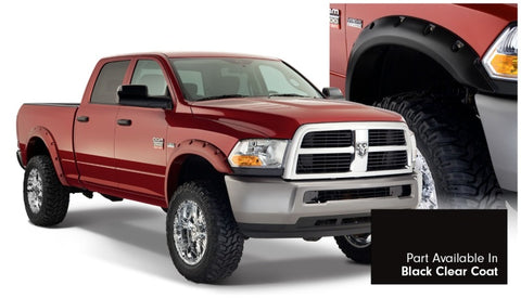 Bushwacker 16-18 Dodge Ram 2500 Fleetside Pocket Style Flares 4pc 76.3/98.3in Bed - Black CC