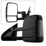 Xtune Chevy Silverado 14-15 Heated Smoke LED Signal Telescoping Mirror Left MIR-CSIL14S-PWH-SM-L