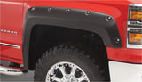 Bushwacker 2019 Chevrolet Silverado 1500 Pocket Style Flares Font 2pc - Black