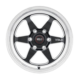 Weld 15x10 Ventura 6 Drag 6x139.7 ET38 BS7.00 Gloss BLK MIL DIA 106.1