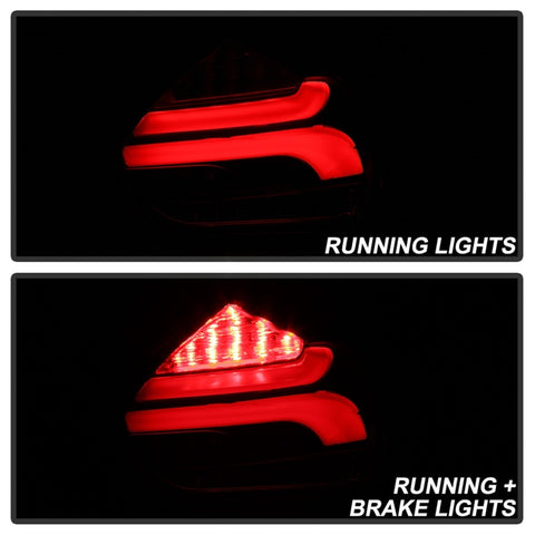 Spyder 15-17 Ford Focus Hatchback LED Tail Lights w/Indicator/Reverse - Black (ALT-YD-FF155D-LED-BK)