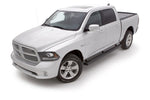 Lund 09-15 Dodge Ram 1500 Crew Cab (Built Before 7/1/15) 6in. Oval Straight Black Nerf Bars - Black
