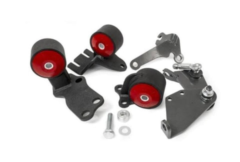 Innovative 88-91 Civic B-Series Black Steel Mounts 95A Bushings (Cable to Hydro Conversion)