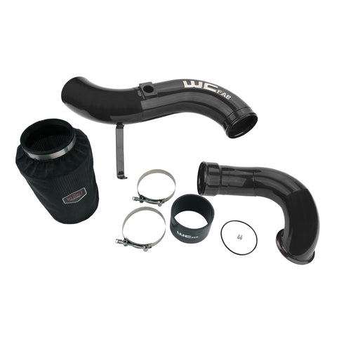 Wehrli 06-07 Chevrolet 6.6L LBZ Duramax 4in Intake Kit Stage 2 - Gloss Black