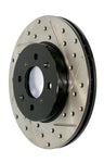 StopTech 07-18 Cadillac Escalade SportStop Slotted & Drilled Rear Right Cryo Rotor