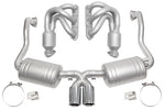 SOUL 00-04 Porsche 986 Boxster Street Exhaust Package - Polished Chrome Double Wall Tips