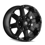 Mayhem 8030 Chaos 20x9 / 6x135 BP / 18mm Offset / 106mm Hub Matte Black Wheel