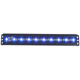 ANZO Universal 12in Slimline LED Light Bar (Blue)