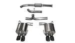 Corsa 2015 Subaru WRX Cat Back Exhaust, Black Quad 3.5in Tips *Sport*