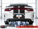 AWE Tuning 17+ Dodge Charger 5.7 Track Edition Exhaust - Diamond Black Tips