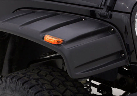 Rampage 1997-2006 Jeep Wrangler(TJ) Comes With Stainless Bolts RX-Rivet Style Fender Flares - Black