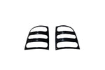 AVS 02-07 Jeep Liberty Slots Tail Light Covers - Black