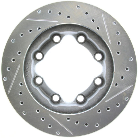 StopTech Select Sport Drilled & Slotted Rotor - Rear Right