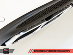 AWE Tuning Mercedes-Benz AMG C63 Machined Exhaust Tips - Chrome Silver