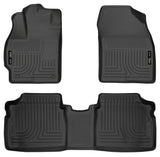 Husky Liners 10-12 Toyota Prius WeatherBeater Combo Black Floor Liners